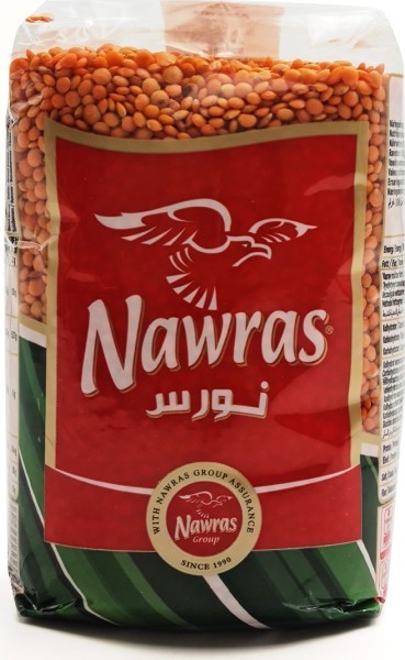 NAWRAS Røde Linser Football 900 g