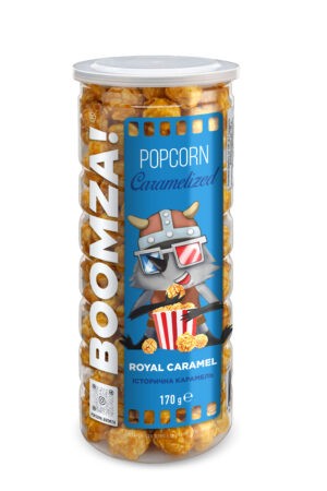 Boomza Popcorn "Karamellsmak" 170 g - Ukraina -