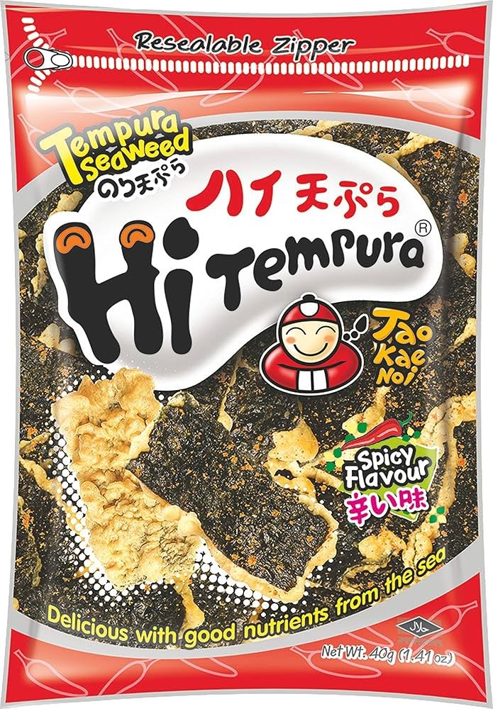 TAOKAENOI Tempura seaweed - SPICY 40g