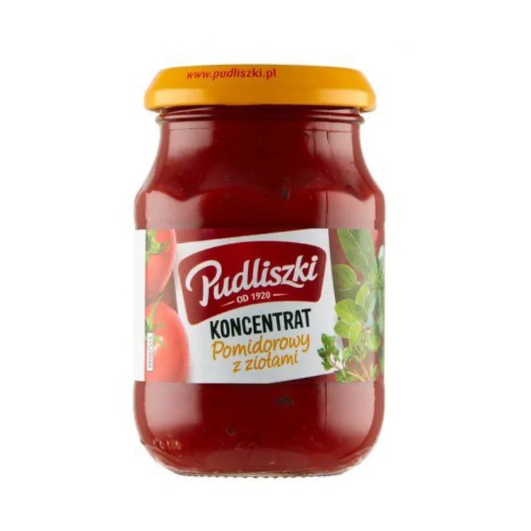 Pudliszki Tomato Paste Garlic 200G