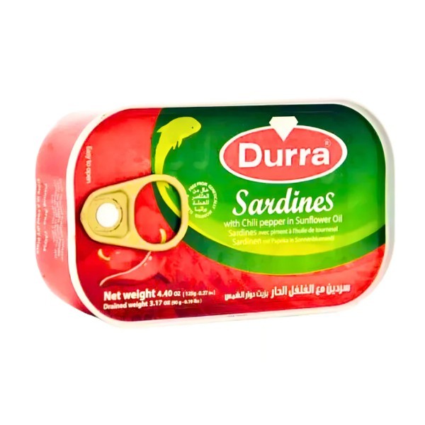 Durra Sardiner Sterk 125 g