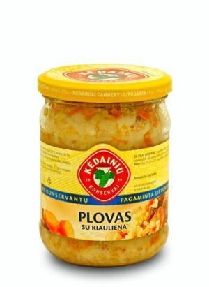 Kedainiu Pilaf med kjott "Plovas" 480g - Litauen -