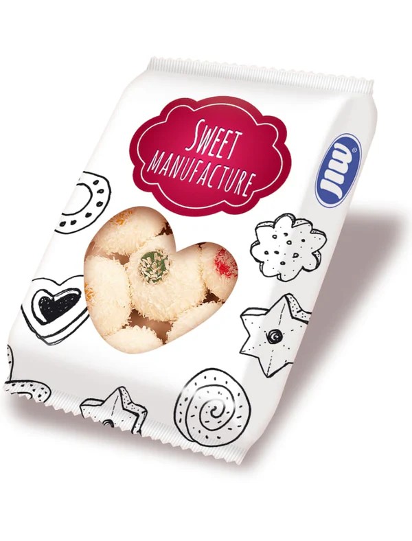 Jiw Fruity Snowflake Cookies 200g