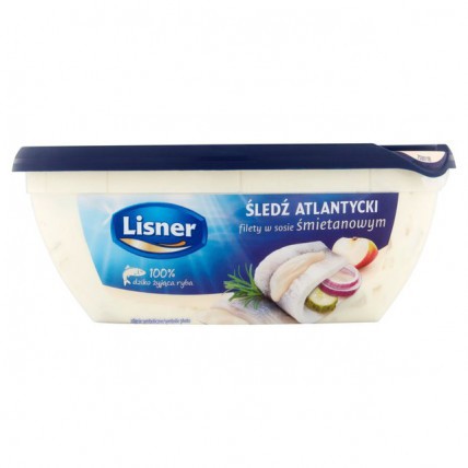 Lisner Sledz Atlantycki Smietanowym 6*280g stk