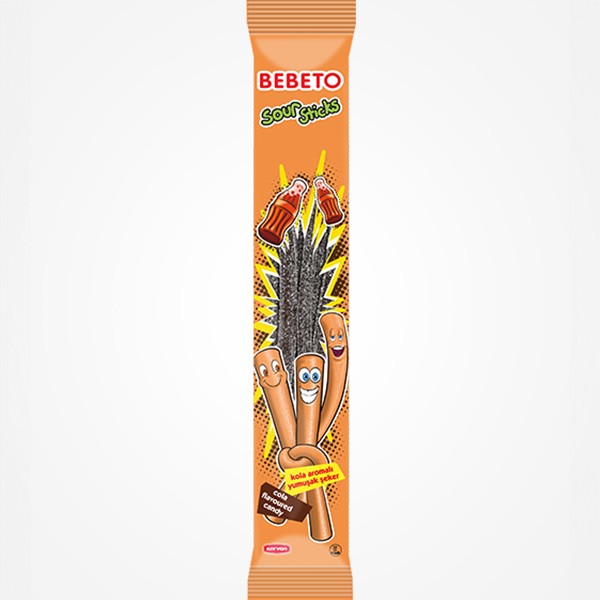 Bebeto Sour Sticks Cola 35 Gr