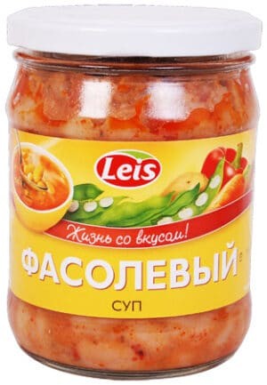 Leis Bønnesuppe "Fasolevui" 480g - Ukraina -