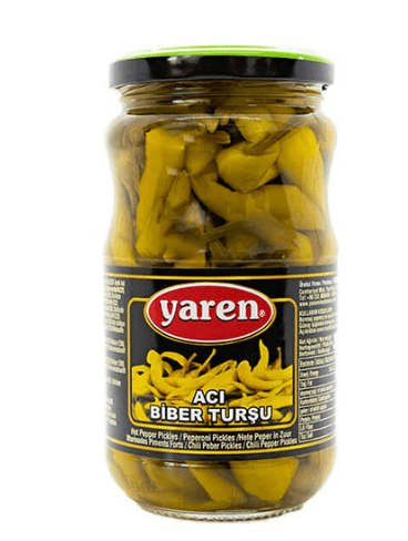 Yaren Syltede Hot Pepper Sterk I Glass 720ml