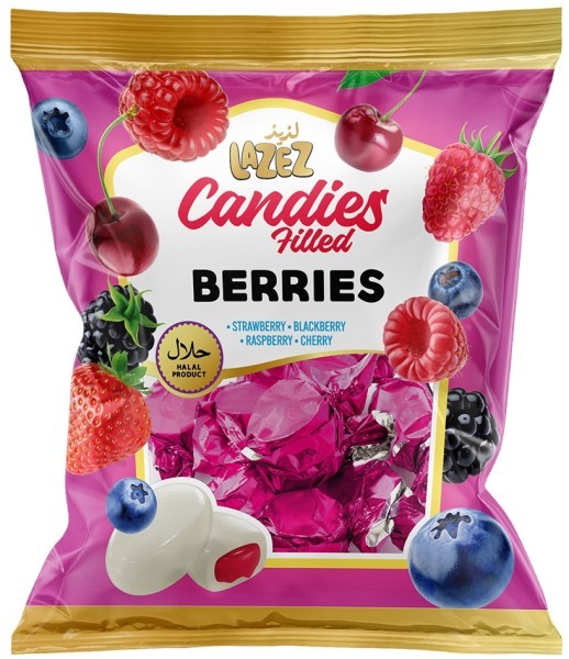 LAZEZ Wild Berries Filled Candies 175 g