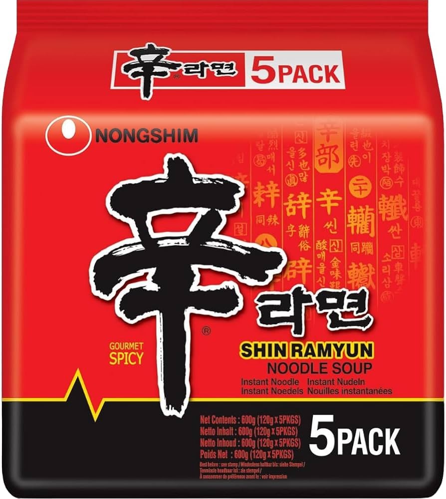 NONGSHIM Instant noodle Shin Ramyun 5 * 120 g