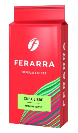 Ferarra kaffe malt med rom-smak "Cuba Libre" 250 g