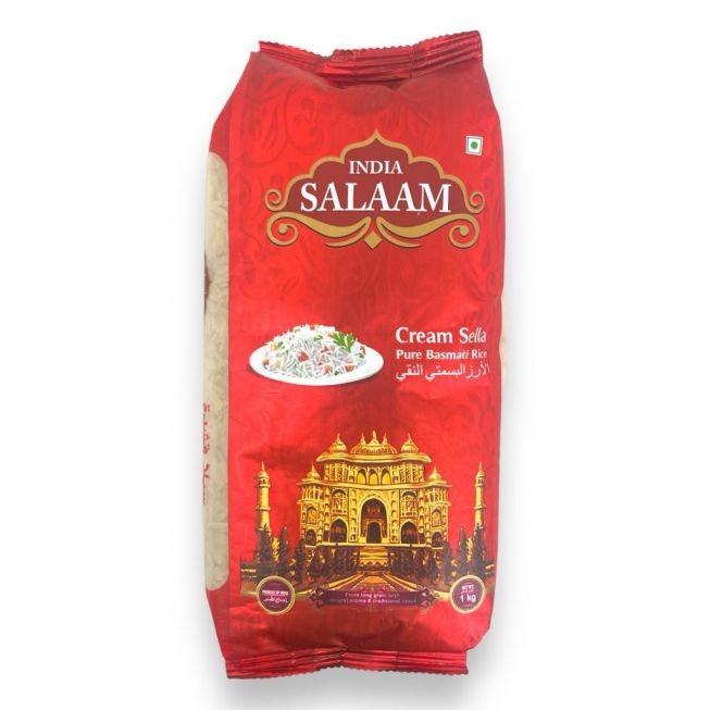 India Salaam Cream Pure Sella Rice 1kg