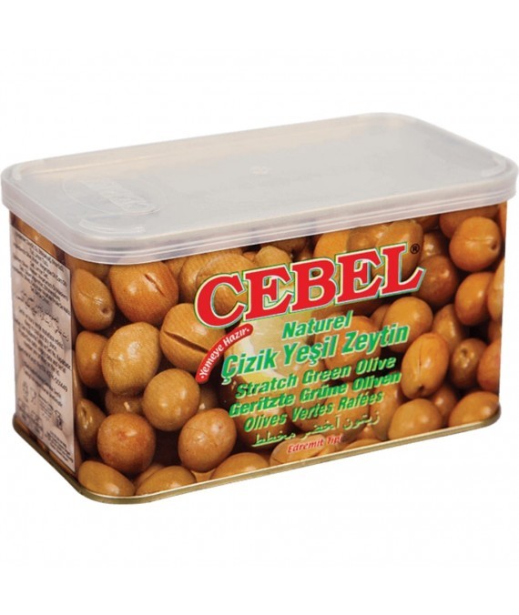 Cebel Naturel grønn oliven 700g Çizik