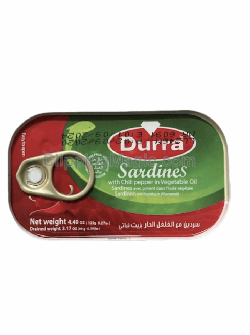 Durra Sardines in Vegetable Hot Chili  129gr