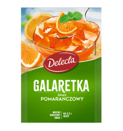 Delecta Galaretka Pomaranczowa 70g