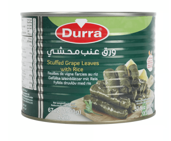 Durra Stuffed Grape Vine Leaves   1900gr