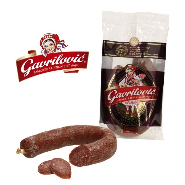 Gavrilovic Halal salami fra storfekjøtt "Sudzuk" 400 g