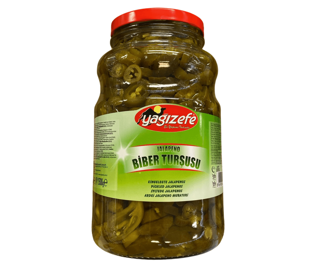 Yagızefe Jalapeno Peppersylte 2850g