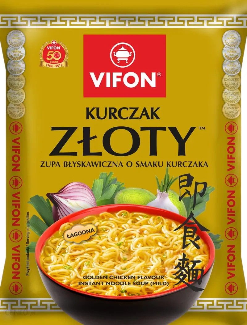 Vifon Instant nudler Gyllenstekt Kylling "Kurczak Zloty" 70g