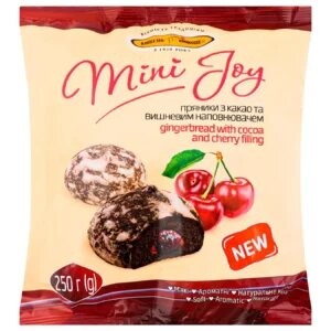 Kyiv Hlib gingerbread "Mini Joy" med kirseber og cacao 250 g - Ukraina -