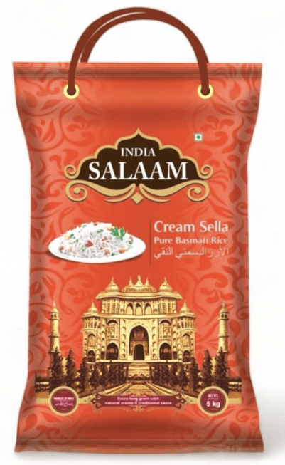  India Salaam Cream Pure Sella Rice 5kg