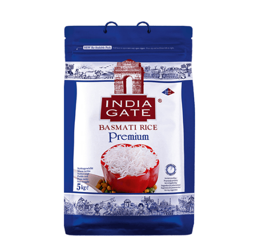 India Gate Premium Indian Basmati Rice 5kg