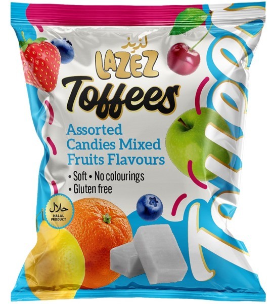 LAZEZ Fruity Toffees 175 g