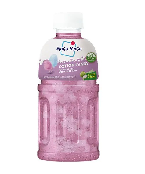 MOGU Cotton candy flv drink Nata De Coco 320 ml