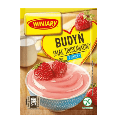 Winiary Budyn Smak Truskawkowy 60g