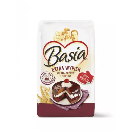 Basia Maka Pszenna Extra Wypiek Do Biszkoptow I Tortow 1kg