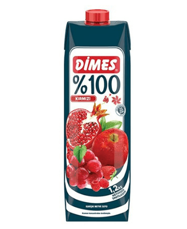 Dimes Premium 100% Red Fruitmix Juice 1lt