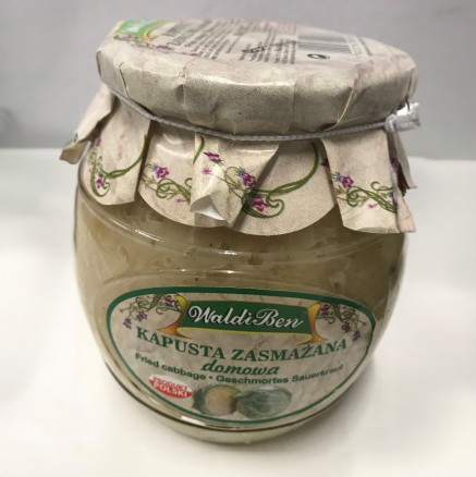 Waldiben Kapusta Zasmazana-stekt Kål 6*800g stk