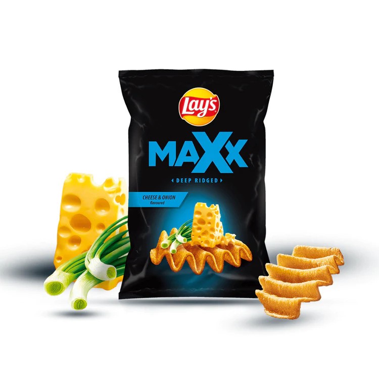 Lays Chipsy Max Cheese & Onion 130G