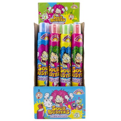 S&f Sour Busters Mega Spray 12*102ml stk