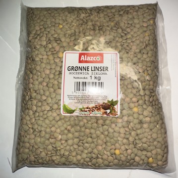 Alazco Grønne Linser 10*1kg stk