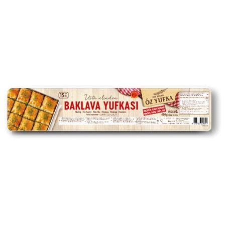 Oz Yufka Baklava Yufkasi 480gr