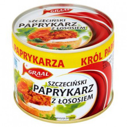 Graal Paprykarz Szczecinski Z Lososiem 24*330g stk