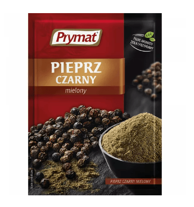 Prymat Sort pepper (malt) " Pieprz czarny mielony" 20g