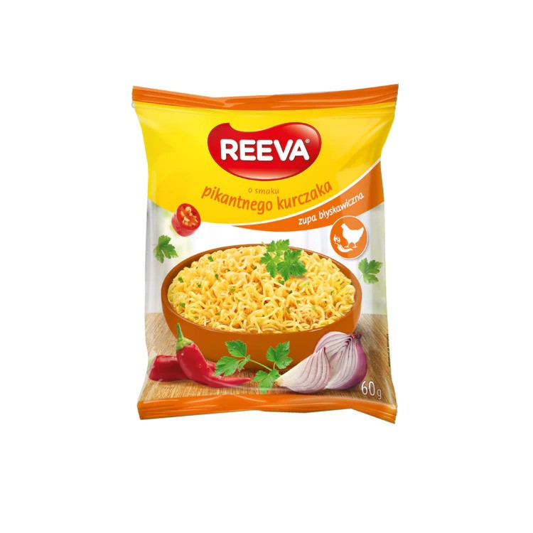 Reeva Instant Soup Spicy Chicken Flavour (UA) 60G