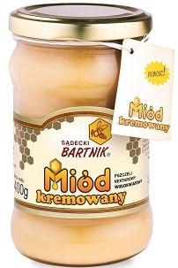 Bartnik Kremet honning "Kremowany" 400g