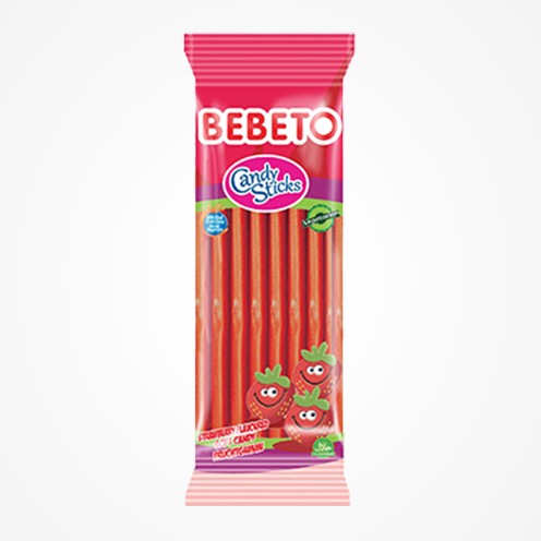 Bebeto Stick Rope Strawberry