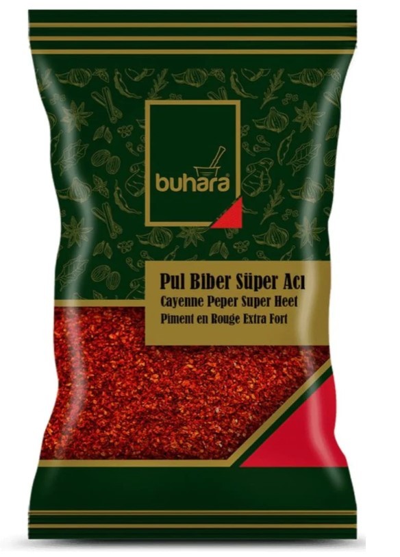 Buhara Chillipepper Super Sterk 80g (Små Pose)