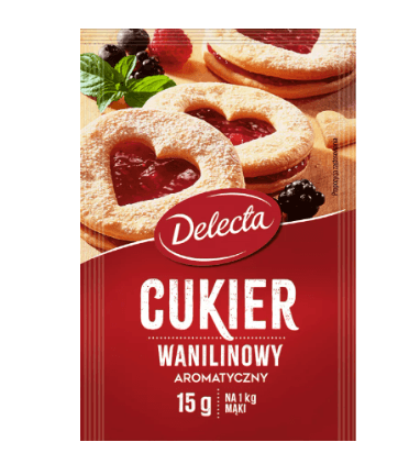 DELECTA CUKIER WANILINOWY 16G