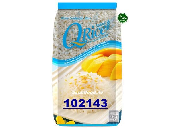 Q-RICE Thai white glutinous rice 5kg