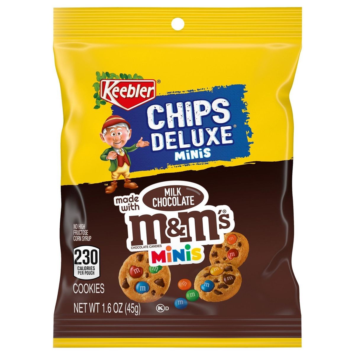 M&M Chocolate Chips Delux Cookies 45g