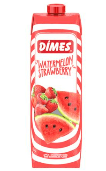 Dimes Watermelon & Strawberry Drink 1lt