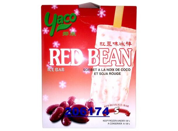 Madame Wong Ice bar- RED BEAN  (5 * 80g) 400g