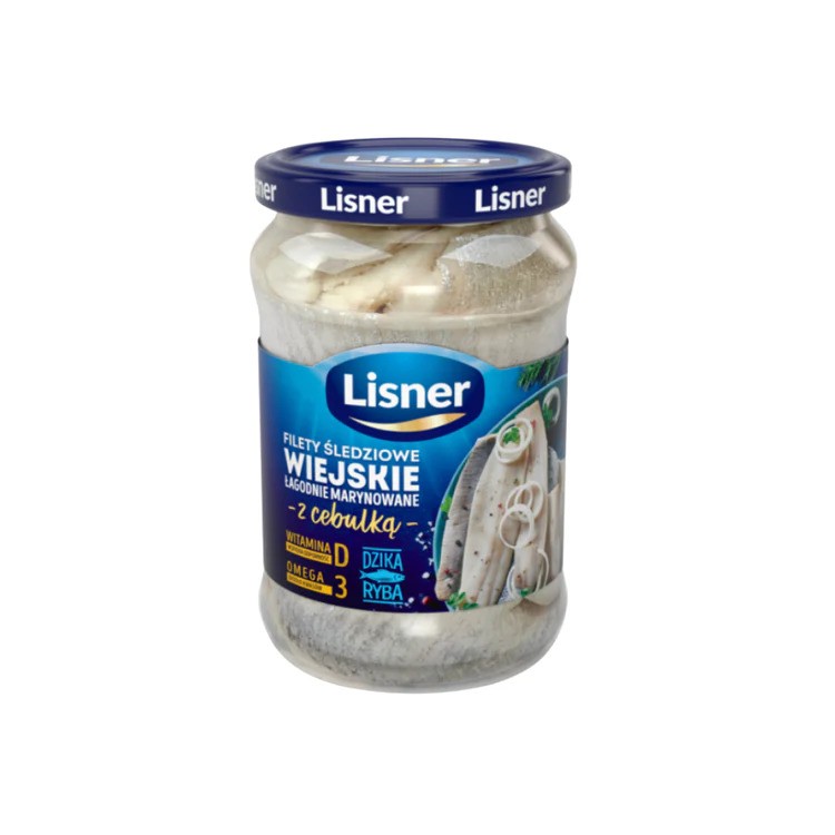 Lisner Country Style Herring Fillets With Onion 600G