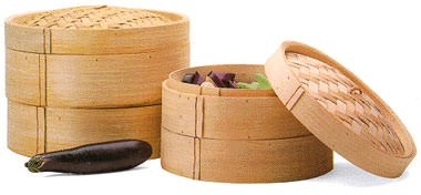 Bamboo steamer 10inch (3pcs/set)