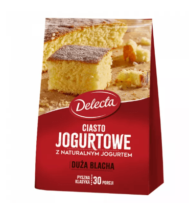 DELECTA CIASTO DUZA BLACHA JOGURTOWE 660G