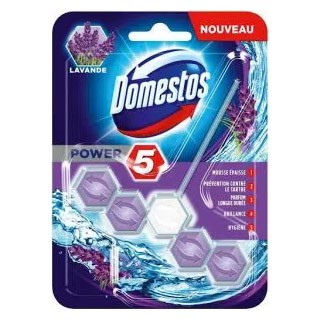 Domestos WC-blokk "Power lavander 5" 55g